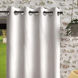 Soleil d''Ocre Zaslony oraz Draperie, Poliester, Blanc, 140