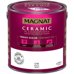 Farba ceramiczna biały C45 2,5 l Magnat