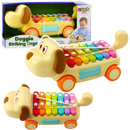 ND24_22676 Jezdzacy Piesek Cymbalki Ruchome Uszy