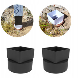 2x Mufa Adapter Do Galeco Krop 80X80mm Ø110