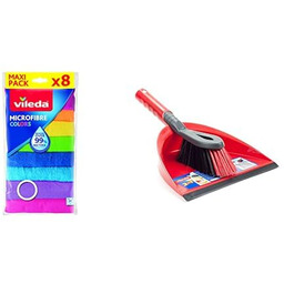 Vileda Zestaw 5produkty Ściereczka Mikrofibra COLORS 3x8szt +