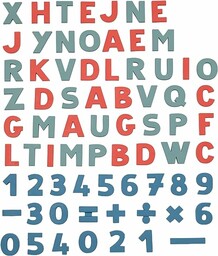 Smoby - 72 magnetyczne litery i cyfry -