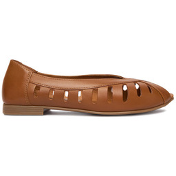 Lasocki Baleriny Damskie Brązowy Lasocki-CEO-RST-ERICA-66 Camel