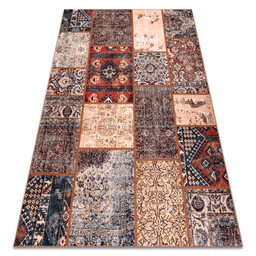 Dywan ANTIKA ancient rust, nowoczesny patchwork, grecki