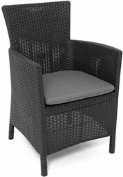 Allibert Krzesło fotel ogrodowy IOWA rattan style -