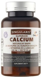 SINGULARIS Calcium Naturalny wapń, 120 kaps.