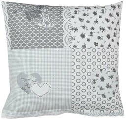Bellatex Poszewka na poduszkę Serce patchwork, 40 x