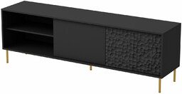 Elior Czarna szafka pod telewizor 180 cm -