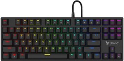 SAVIO KLAWIATURA MECHANICZNA RGB OUTEMU BLUE TEMPEST X2