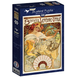 Puzzle 1000 Ciasteczka Lefevre-Utile, Alfons Mucha