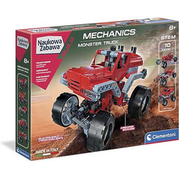 Clementoni 50062 Laboratorium Mechaniki Monster Truck Zestaw Klocków