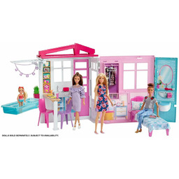 Barbie, domek dla lalek, FXG54