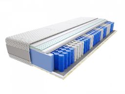 Materac Sari 140x200 cm Średnio twardy Lateksowy