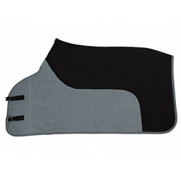 PFIFF Derka polarowa Shape czarna/szara