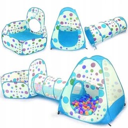 Namiot dla Dzieci z Tunelem Składany Do Pokoju