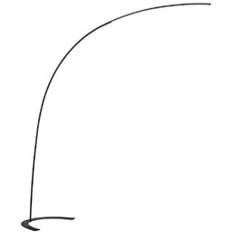 Lampa podłogowa łukowa wielka SHANGHAI czarna LED 18W
