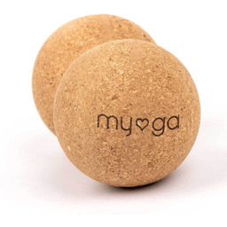 Korkowa podwójna piłka myga do masażu duoball