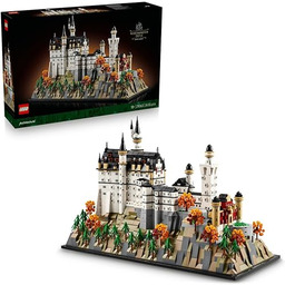 LEGO Architecture Zamek Neuschwanstein, zestaw kolekcjonerski dla dorosłych,