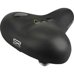 Selle Royal Uniseks Elastomer 85650 Siodełko, Czarny, M