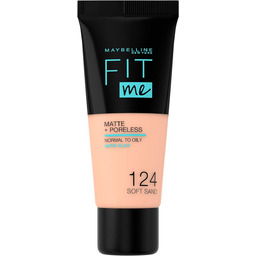 Maybelline Fit Me Matte & Poreless Podkład, 124