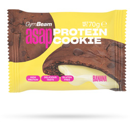 GymBeam Ciastko proteinowe ASAP 70 g potrójna czekolada