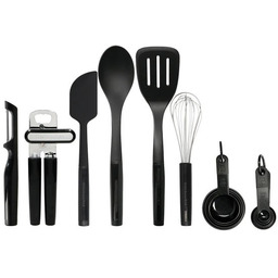 KitchenAid zestaw narzędzi kuchennych 15-cz. Onyx Black