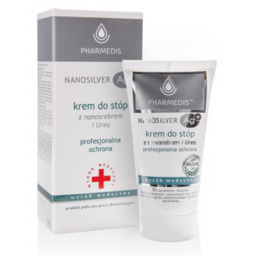 PHARMEDIS Krem do stóp z nanosrebrem i Urea,