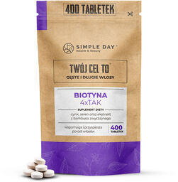 Simple Day Biotyna 4 x Tak z naturalnym
