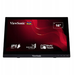 ViewSonic 15,6" Monitor Dotykowy TD1630-3 HDMI/VGA/USB-B/Głośniki 2x1W