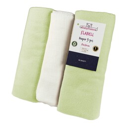 Babymatex Kompet pieluch 2szt 70x80 flanelowych 1szt 70x80