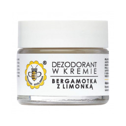 Miodowa Mydlarnia Dezodorant w kremie Bergamotka z Limonką