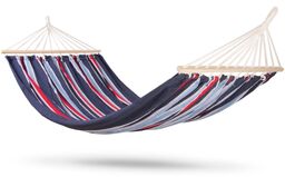 Hamak ogrodowy, Bahama Double, 2-osobowy, 220x160 cm, granatowy