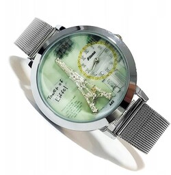 Zegarek damski - GENEVA mesh bransoleta yf25