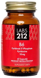 LABS212 B6 P-5-P + Pyridoxine, 60 kapsułek