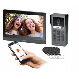 Zestaw wideodomofonowy jednorodzinny Gadi 2-żyłowy Wi-Fi Orno