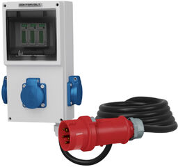 Mobilny licznik energii elektrycznej 16A MID gniazda 3x230V