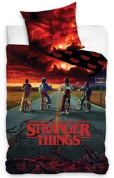 Prześcieradła bawełniane Stranger Things Storm Guards, 140 x
