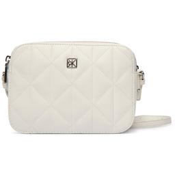 Torebka Calvin Klein Quilted Camera Bag LV04F3328G Biały