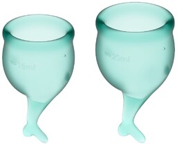Kubeczki Menstuacyjne Feel Secure Menstrual Cup Set Satisfyer