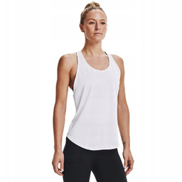 UNDER ARMOUR Top treningowy Tech Vent L biały