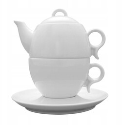 Lubiana zestaw herbaciany czajnik 300ml filiżanka 280ml spodek