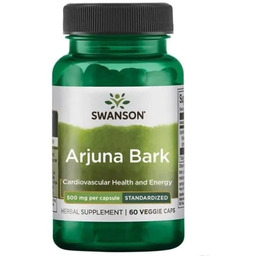 Arjuna Bark Extract, 500mg, Swanson, 60 kapsułek