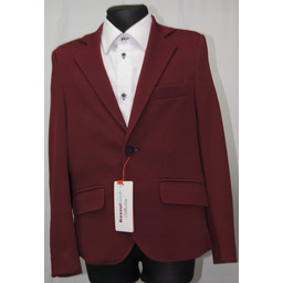 marynarka bordowa z dzianiny sportowa , na podszewce