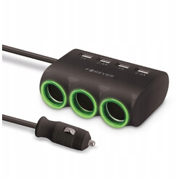 Ładowarka/rozdzielacz gniazda samochodowego Usb 4800 mA CSS-05 4x