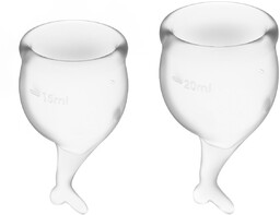 Kubeczki Menstuacyjne Feel Secure Menstrual Cup Set Satisfyer