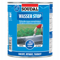 Soudal Wasser Stop Woda Stop Uszczelniacz Dekarski 750g
