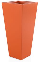 Duża donica Slim Line M pomarańczowa 110 cm