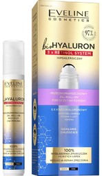 Eveline bioHYALURON 3xRetinol System Przeciwzmarszczkowy Żel roll-on pod