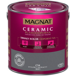 Farba ceramiczna stylowy antracyt C54 2,5 l Magnat