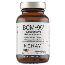 KENAY BCM-95 Ekstrakt z kurkumy, 60 kaps.